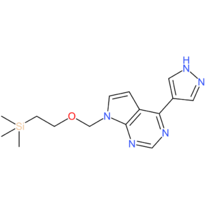 4-(1H-Pyrazol-4-yl)-7-((2-(trimethylsilyl)ethoxy)methyl)-7H-pyrrolo[2,3-d]pyrimidine