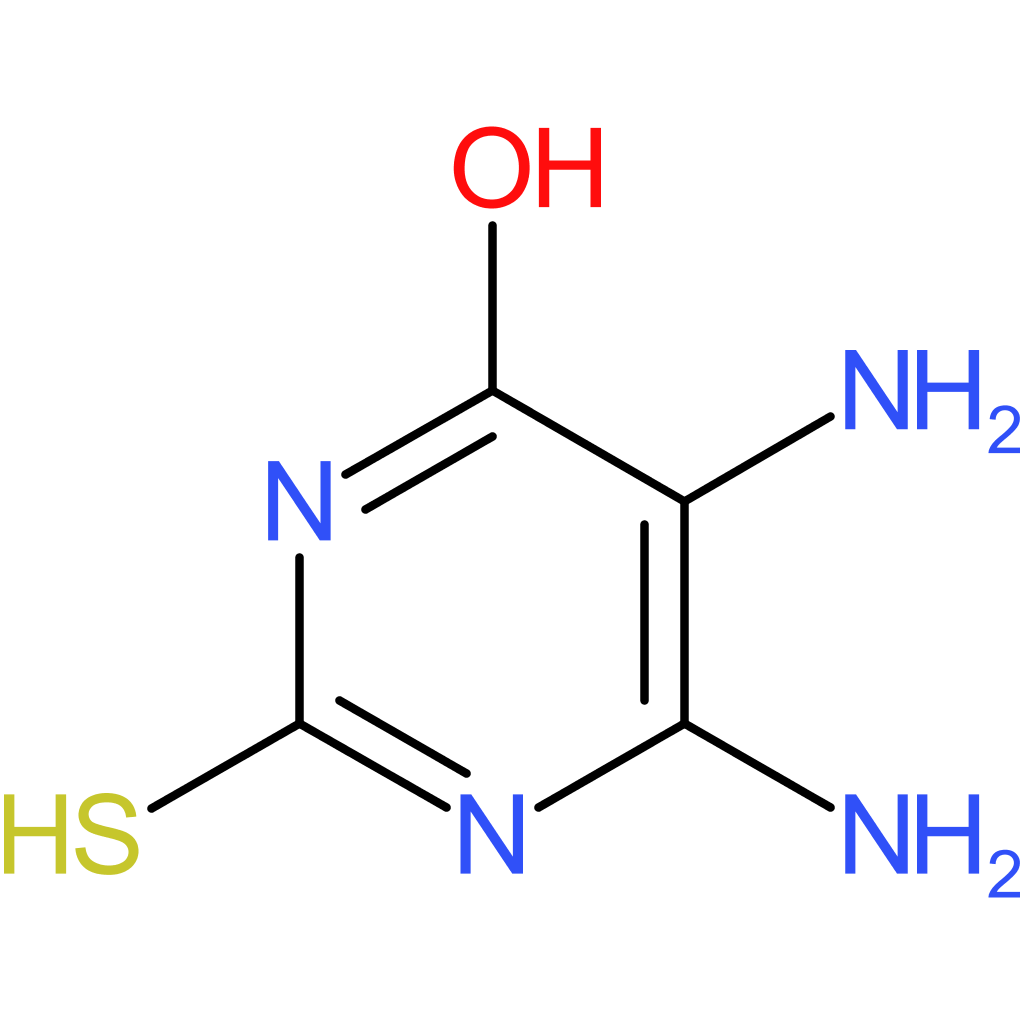 5,6-Diamino-4-hydroxy-2-mercaptopyrimidine
