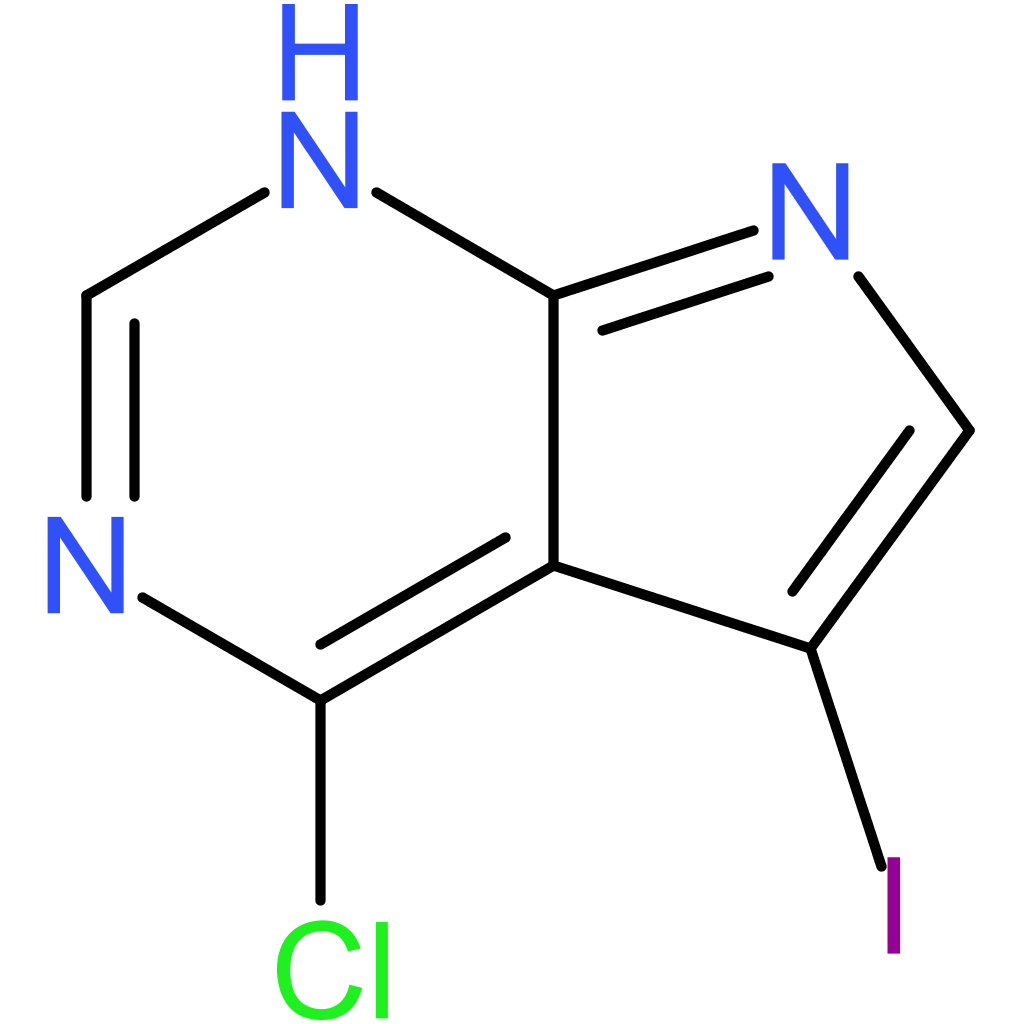 4-Chloro-5-iodo-1H-pyrrolo[2,3-d]pyrimidine