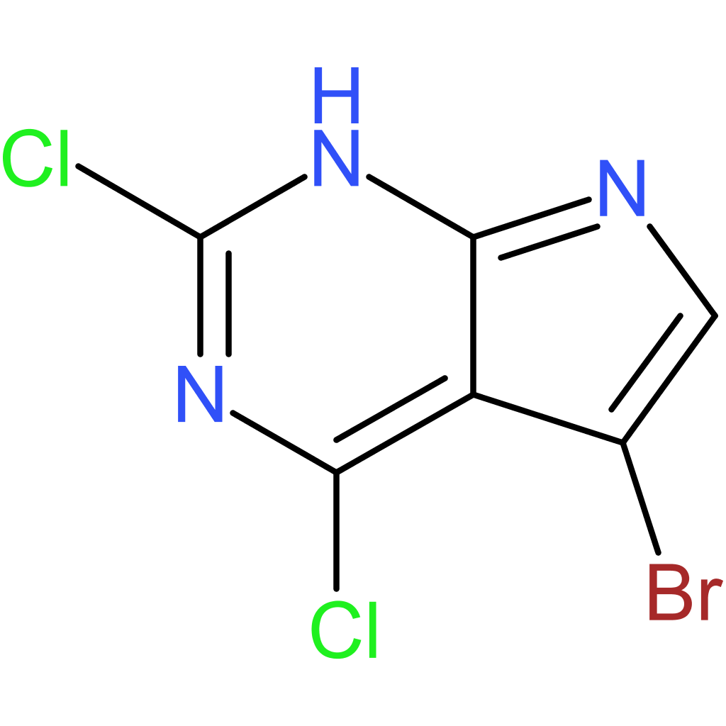 5-Bromo-2,4-dichloro-7H-pyrrolo[2,3-d]pyrimidine