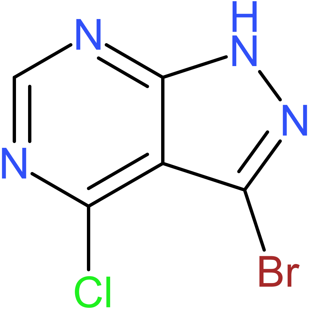 3-Bromo-4-chloro-1H-pyrazolo[3,4-d]pyrimidine