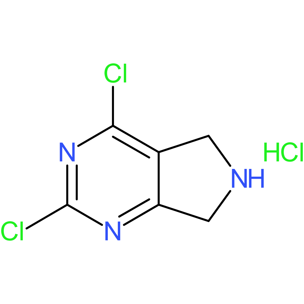 2,4-Dichloro-6,7-dihydro-5H-pyrrolo[3,4-d]pyrimidine hydrochloride