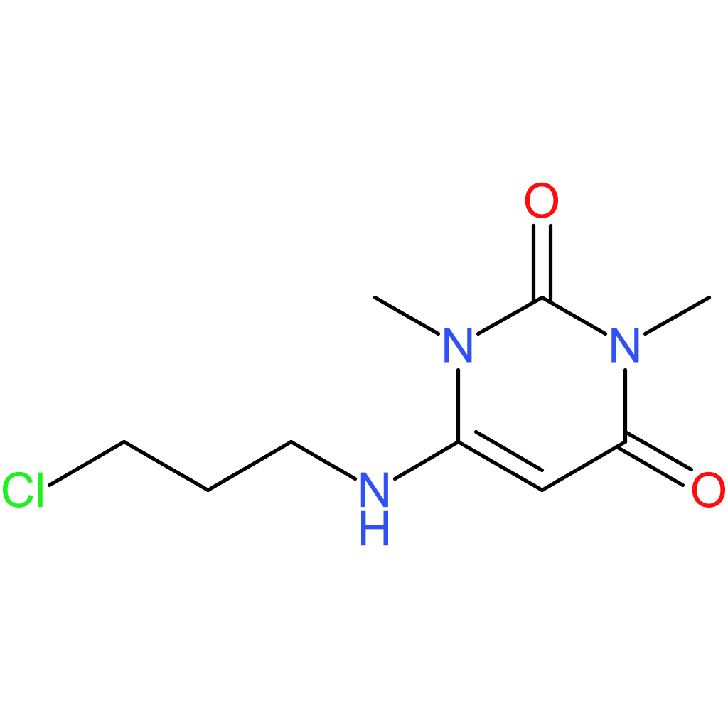 6-((3-Chloropropyl)amino)-1,3-dimethylpyrimidine-2,4(1H,3H)-dione