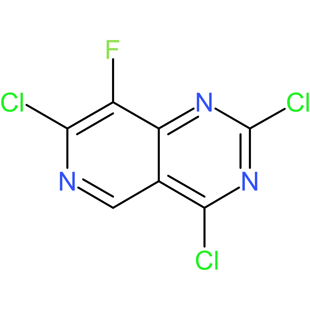 2,4,7-Trichloro-8-fluoropyrido[4,3-d]pyrimidine