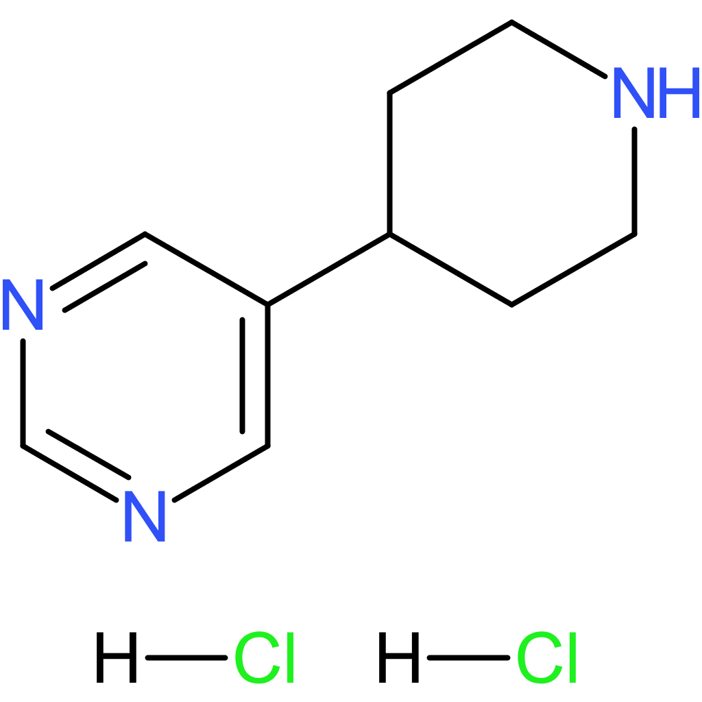 5-(Piperidin-4-yl)pyrimidine dihydrochloride