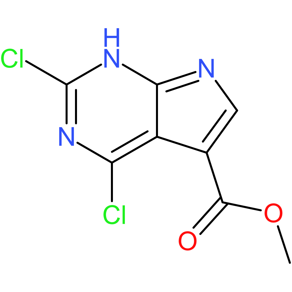 Methyl 2,4-dichloro-7H-pyrrolo[2,3-d]pyrimidine-5-carboxylate
