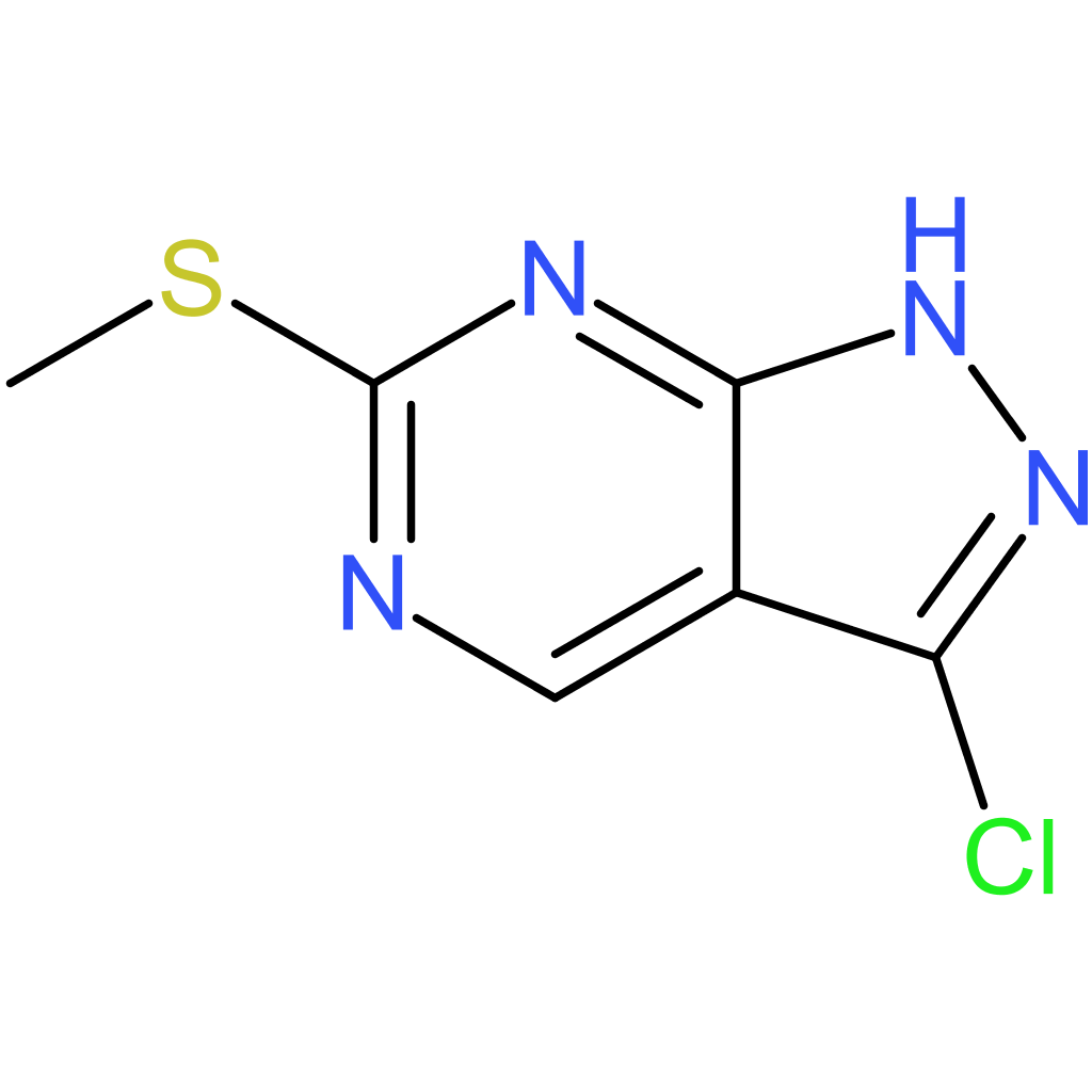 3-Chloro-6-(methylthio)-1H-pyrazolo[3,4-d]pyrimidine