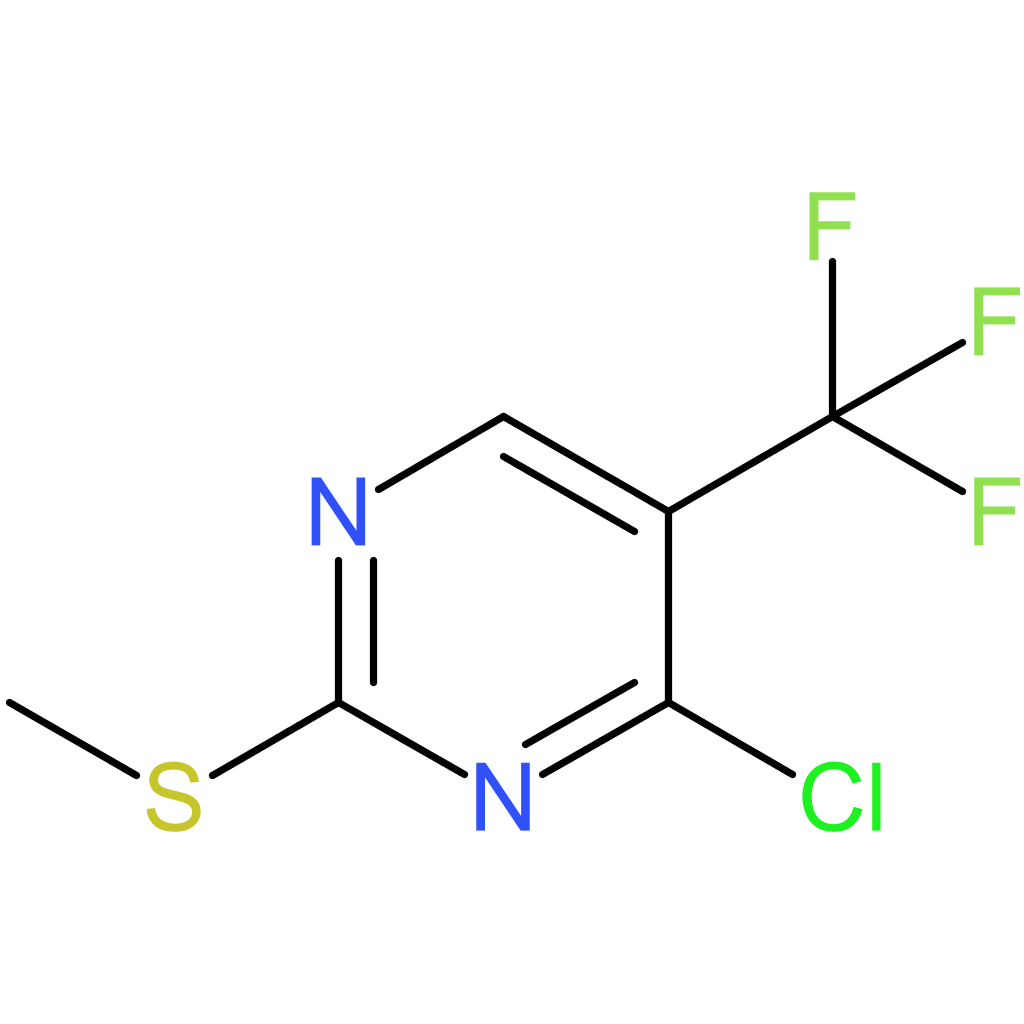 Pyrimidine, 4-chloro-2-(methylthio)-5-(trifluoromethyl)-