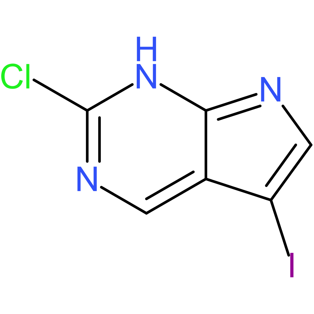 2-Chloro-5-iodo-7H-pyrrolo[2,3-d]pyrimidine