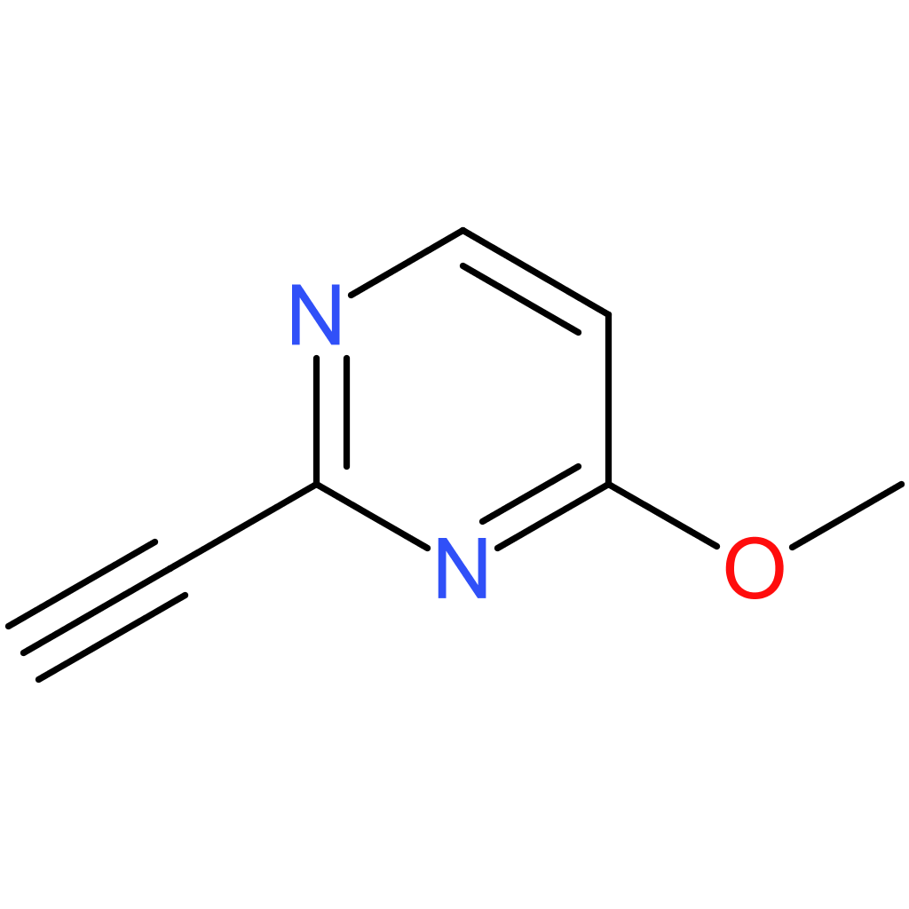 Pyrimidine, 2-ethynyl-4-methoxy- (9CI)