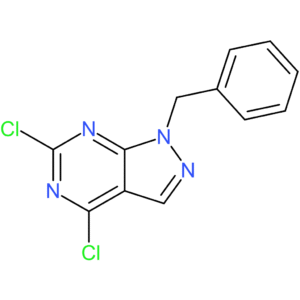 1-Benzyl-4,6-dichloro-1H-pyrazolo[3,4-d]pyrimidine