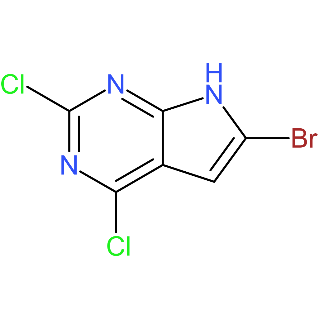 6-Bromo-2,4-dichloro-3H-pyrrolo[2,3-d]pyrimidine