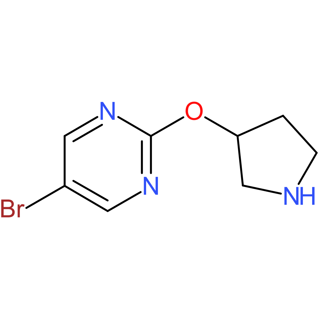 5-Bromo-2-(pyrrolidin-3-yloxy)pyrimidine