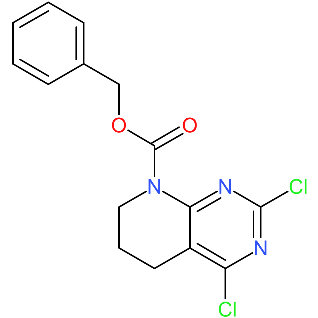 Benzyl 2,4-dichloro-6,7-dihydropyrido[2,3-d]pyrimidine-8(5H)-carboxylate