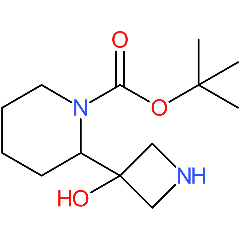 2-(3-Hydroxyazetidin-3-yl)piperidine-1-carboxylic acid tert-butyl ester