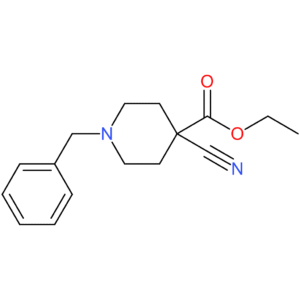 Ethyl 1-benzyl-4-cyanopiperidine-4-carboxylate
