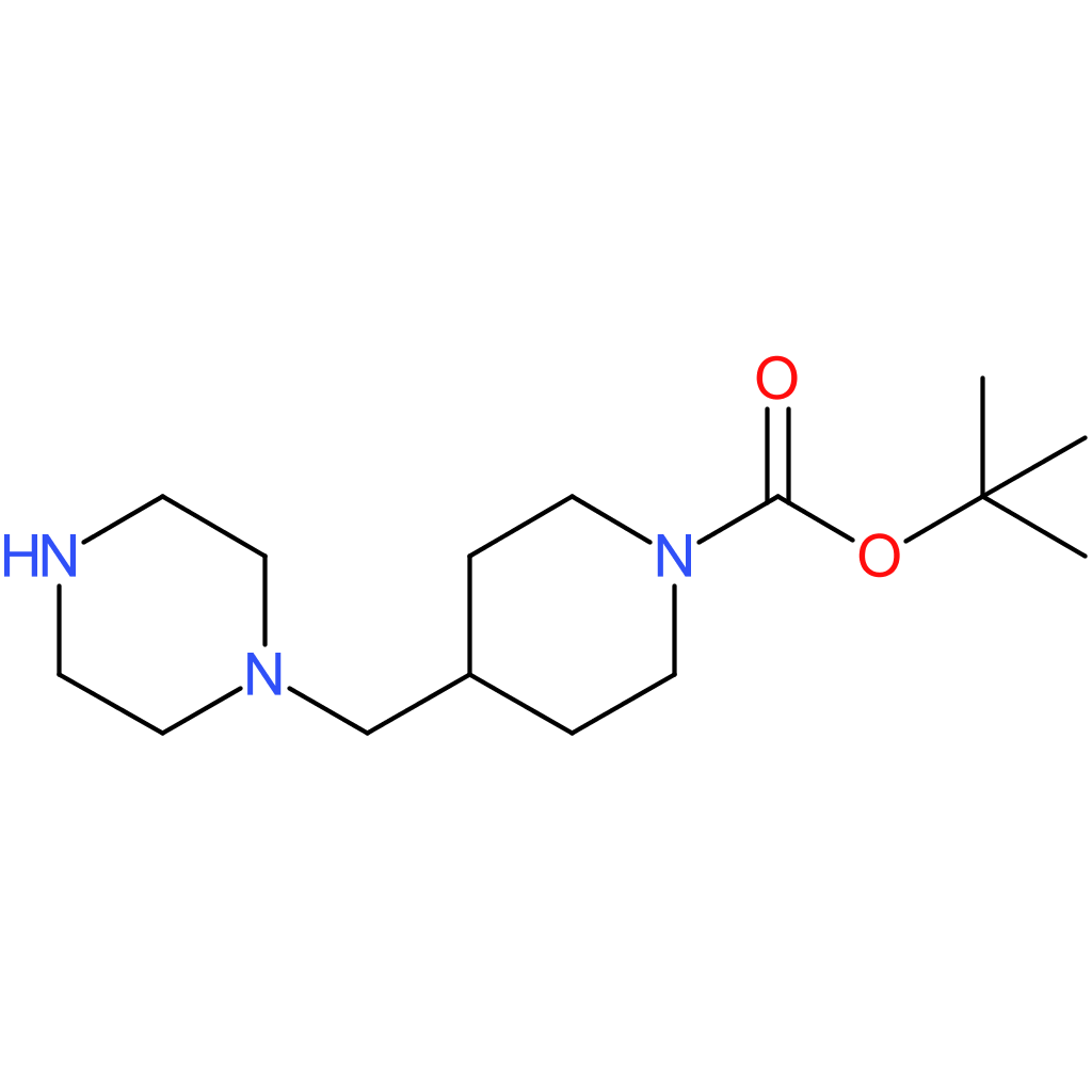 tert-butyl 4-((piperazin-1-yl)methyl)piperidine-1-carboxylate
