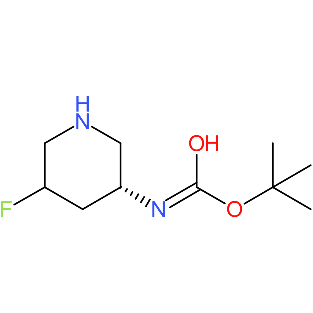 tert-Butyl ((3R,5R)-5-fluoropiperidin-3-yl)carbamate