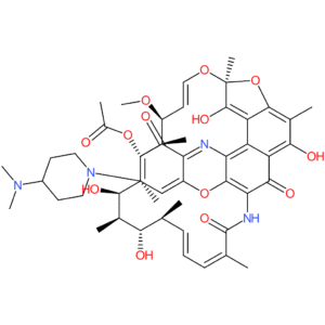 [(7S,9E,11S,12R,13S,14R,15R,16R,17S,18S,19E,21Z)-30-[4-(dimethylamino)piperidin-1-yl]-2,6,15,17-tetrahydroxy-11-methoxy-3,7,12,14,16,18,22-heptamethyl-23,32,37-trioxo-8,27,38-trioxa-24,34-diazahexacyclo[23.11.1.14,7.05,36.026,35.028,33]octatriaconta-1,3,5,9,19,21,25,28,30,33,35-undecaen-13-yl] acetate
