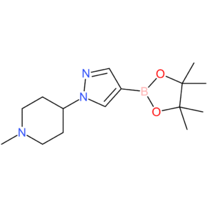 1-Methyl-4-(4-(4,4,5,5-tetramethyl-1,3,2-dioxaborolan-2-yl)-1H-pyrazol-1-yl)piperidine