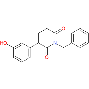 1-Benzyl-3-(3-hydroxyphenyl)piperidine-2,6-dione