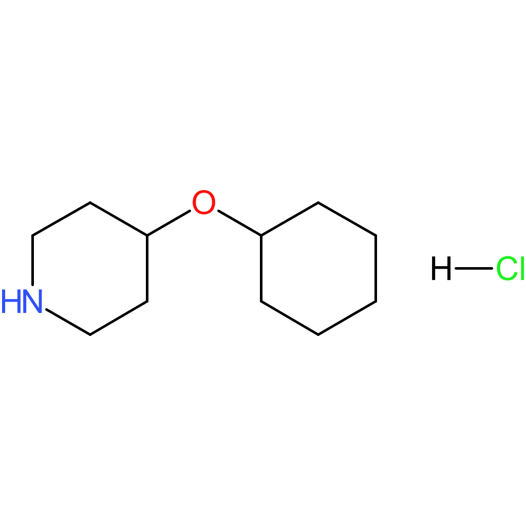 4-(cyclohexyloxy)piperidine hydrochloride