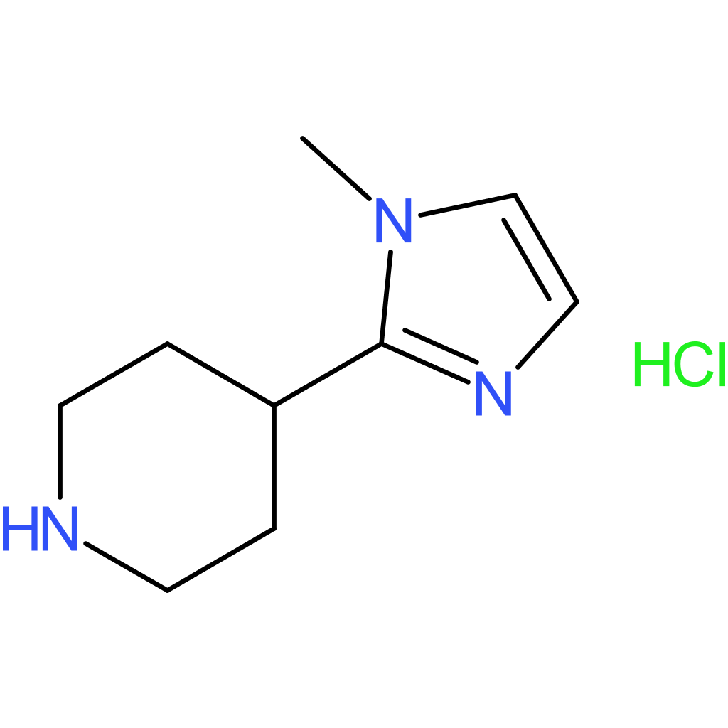 4-(1-Methylimidazol-2-yl)piperidine hydrochloride