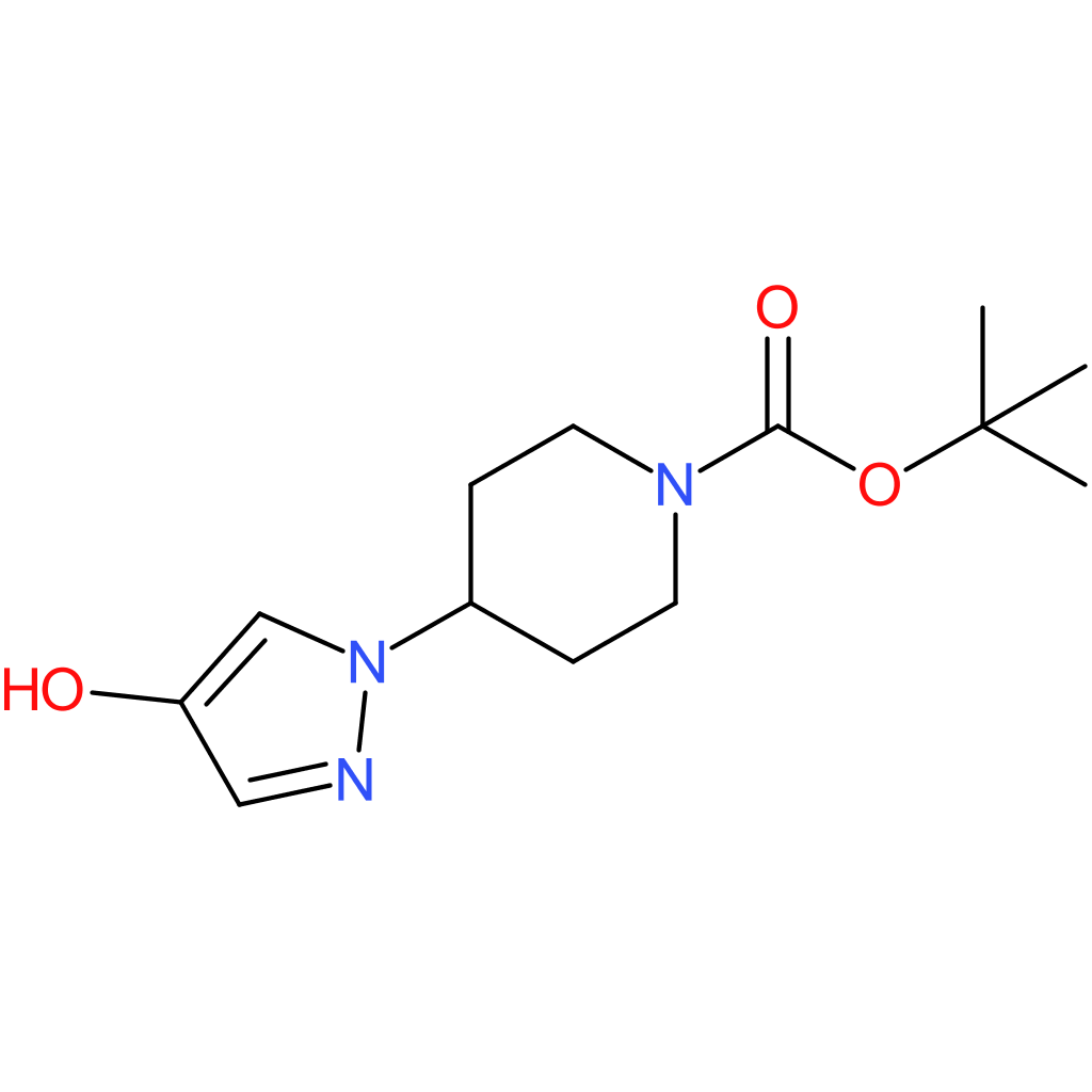 tert-butyl 4-(4-hydroxy-1H-pyrazol-1-yl)piperidine-1-carboxylate