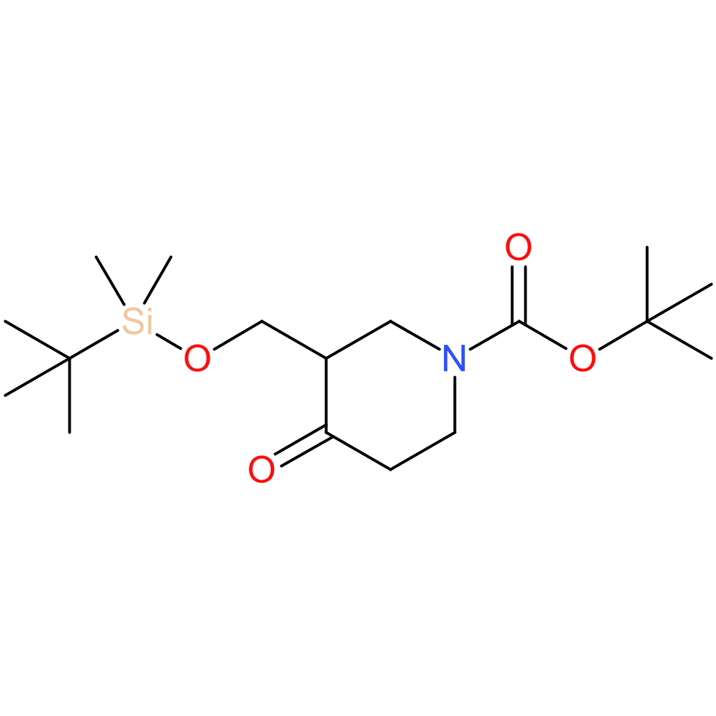 tert-Butyl 3-(((tert-butyldimethylsilyl)oxy)methyl)-4-oxopiperidine-1-carboxylate