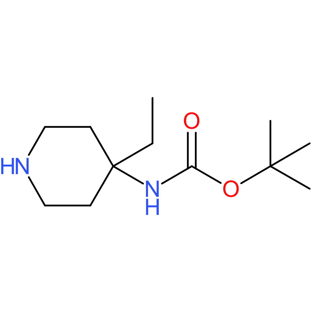 tert-Butyl (4-ethylpiperidin-4-yl)carbamate