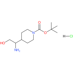 Tert-Butyl 4-(1-amino-2-hydroxyethyl)piperidine-1-carboxylate hydrochloride