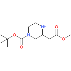 tert-Butyl 3-(2-methoxy-2-oxoethyl)piperazine-1-carboxylate