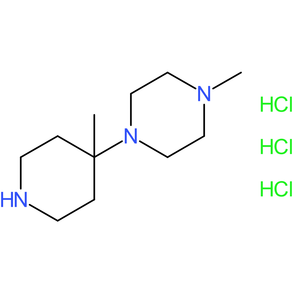 1-Methyl-4-(4-methylpiperidin-4-yl)piperazine trihydrochloride