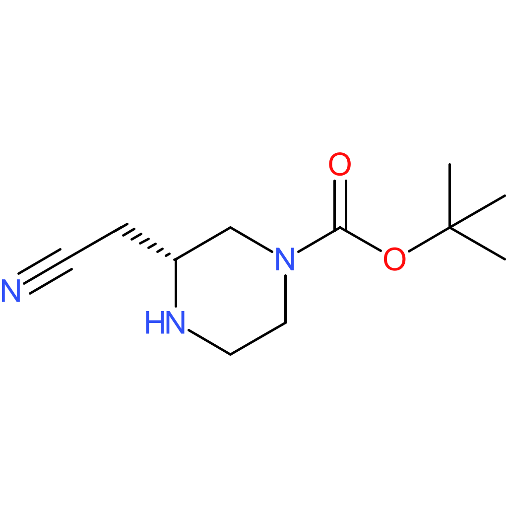 t-Butyl (3R)-3-(cyanomethyl)piperazine-1-carboxylate