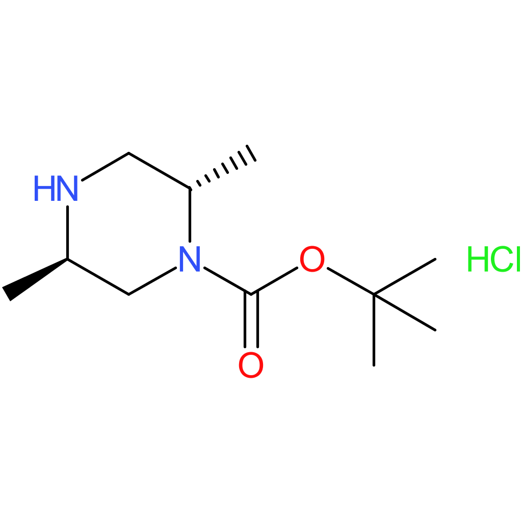 (2S,5R)-tert-Butyl 2,5-Dimethylpiperazine-1-carboxylate hydrochloride