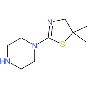 5,5-Dimethyl-2-(piperazin-1-yl)-4,5-dihydrothiazole