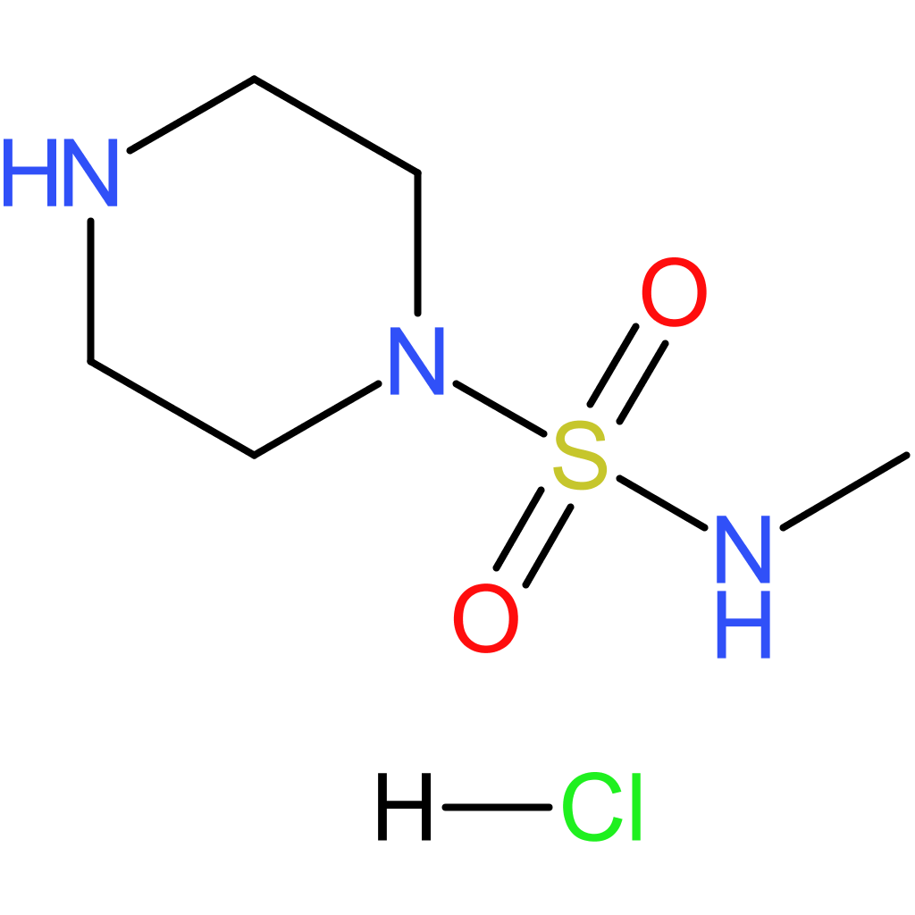 N-methylpiperazine-1-sulfonamide hydrochloride