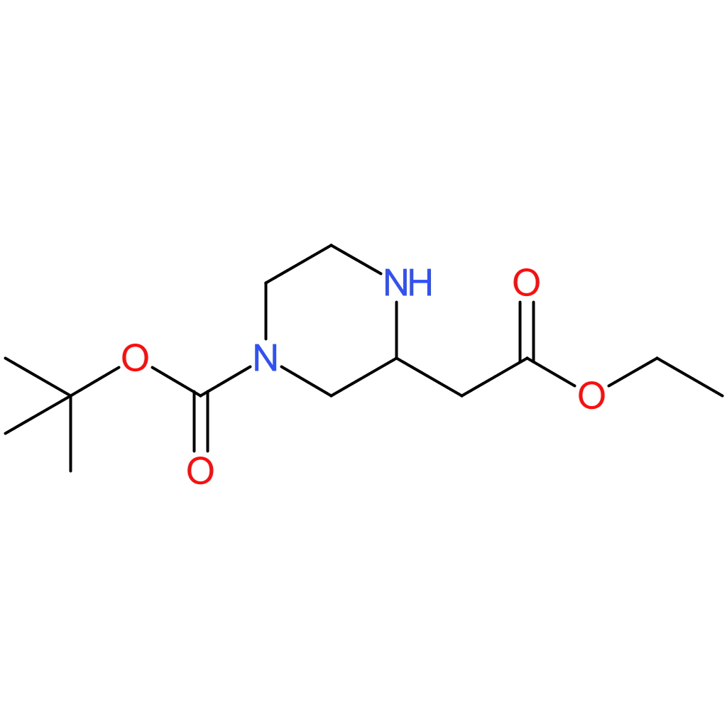 tert-Butyl 3-(2-ethoxy-2-oxoethyl)piperazine-1-carboxylate