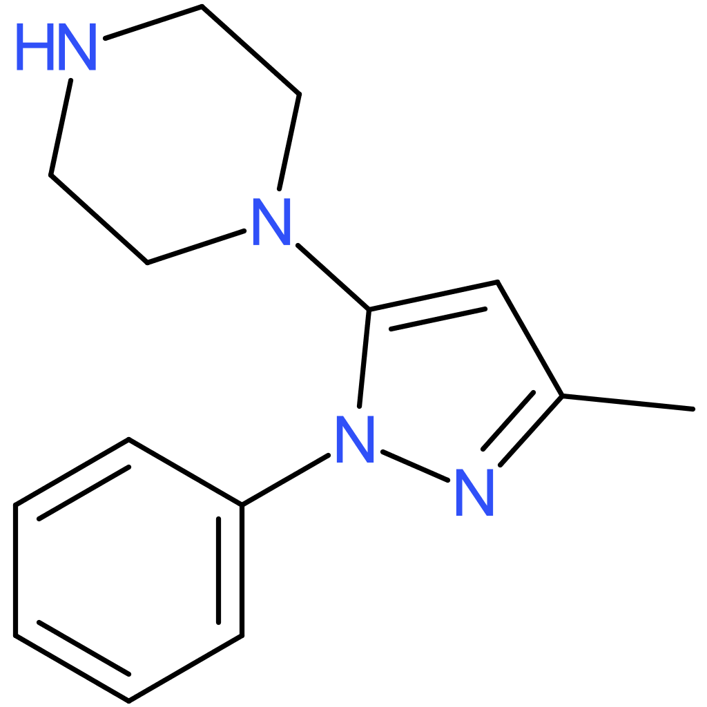 1-(3-Methyl-1-phenyl-5-pyrazolyl)piperazine