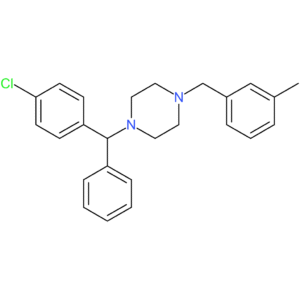 1-((4-Chlorophenyl)(phenyl)methyl)-4-(3-methylbenzyl)piperazine