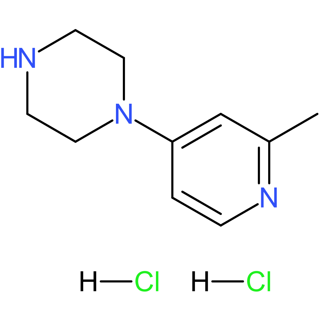 1-(2-methylpyridin-4-yl)piperazine dihydrochloride