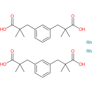 Bis[rhodium(alpha,alpha,alpha,alpha-tetramethyl-1,3-benzenedipropionic acid)]