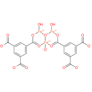 Iron(III) 1,3,5-benzenetricarboxylate hydrate, porous (F-free MIL-100(Fe), KRICT F100) [Iron trimesate]