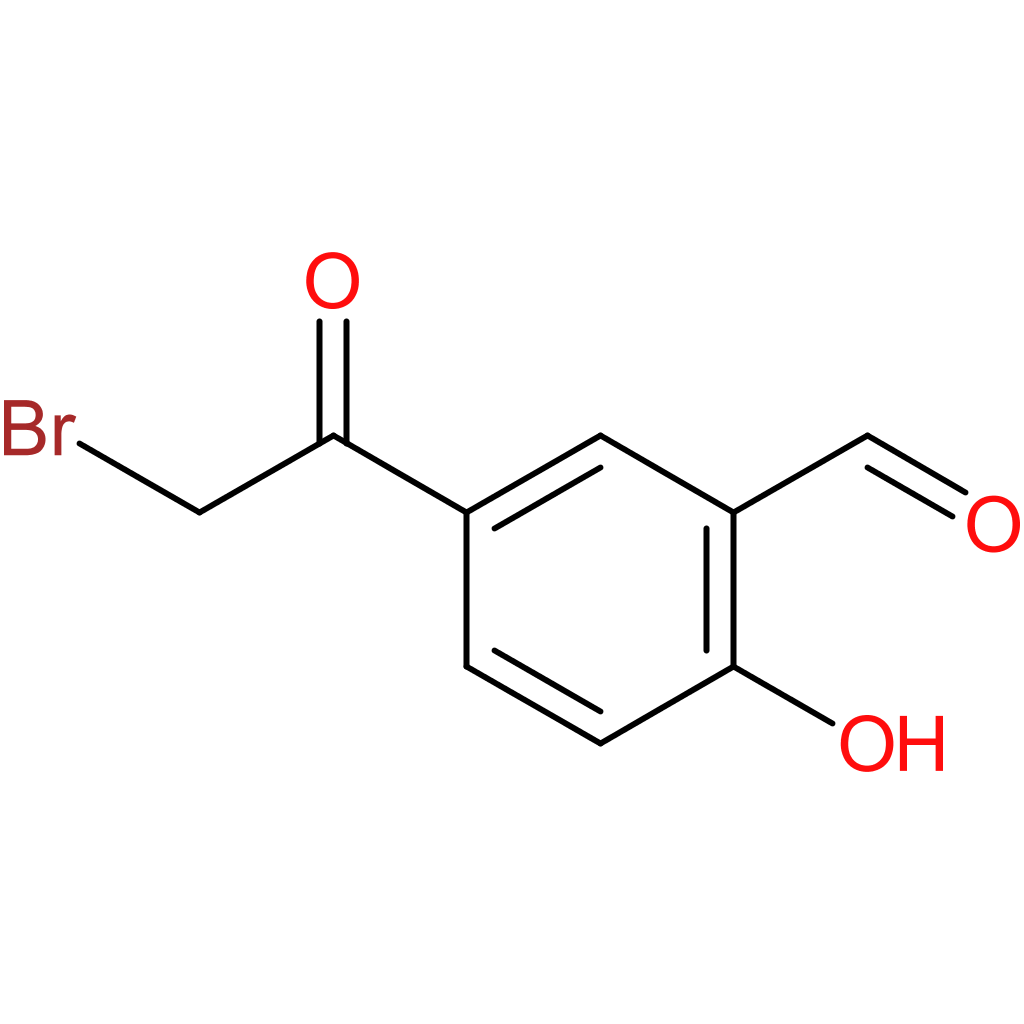 5-(2-Bromoacetyl)-2-hydroxybenzaldehyde