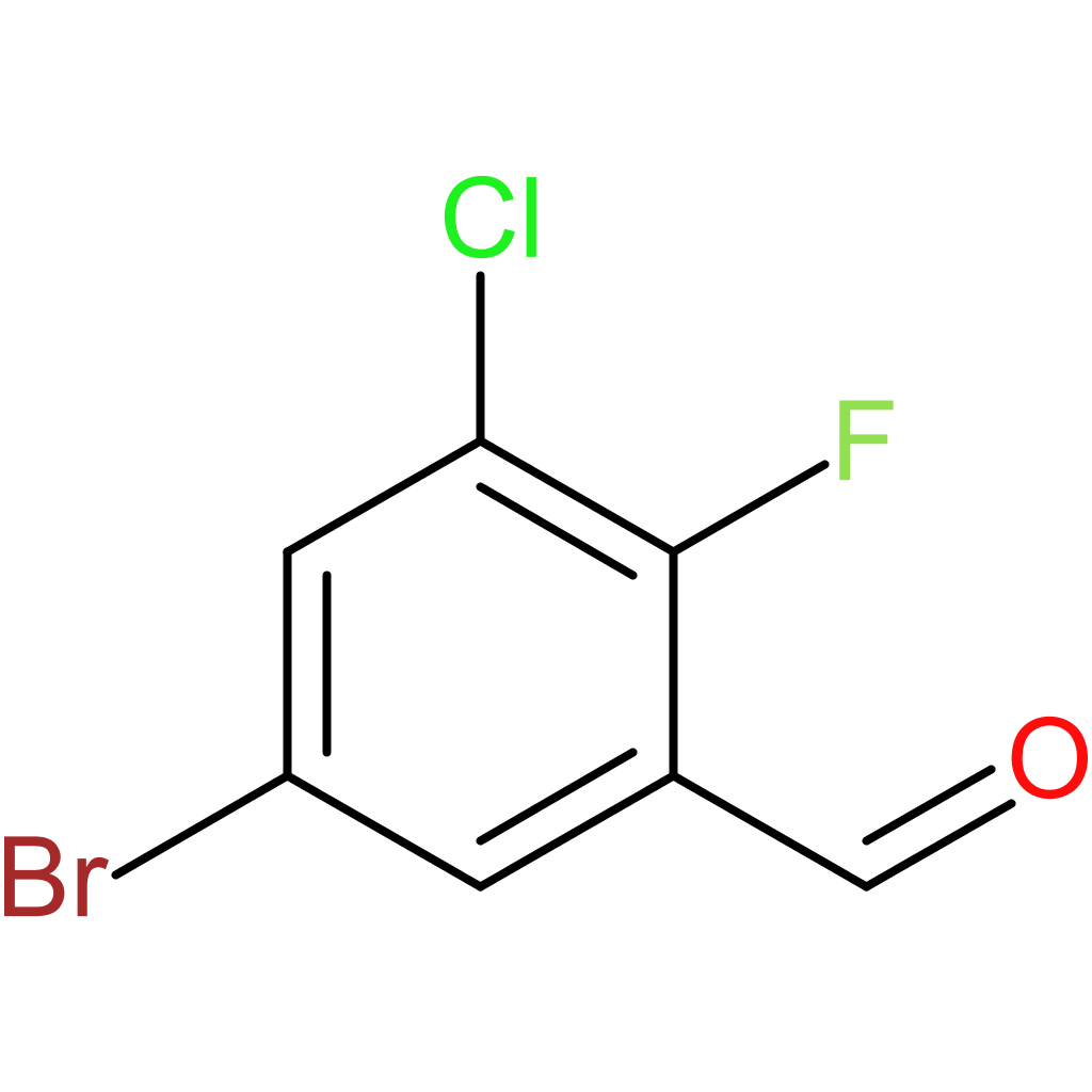 5-Bromo-3-chloro-2-fluorobenzaldehyde