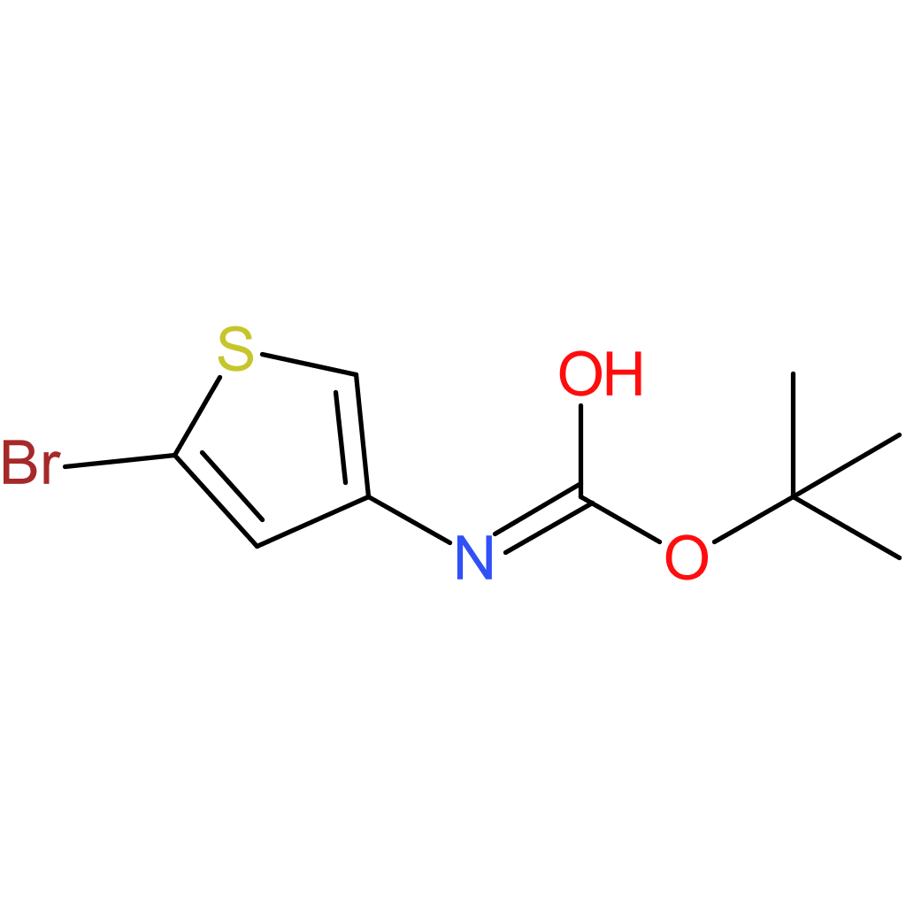 2-Bromo-4-(N-tert-butyloxycarbonylamino)thiophene