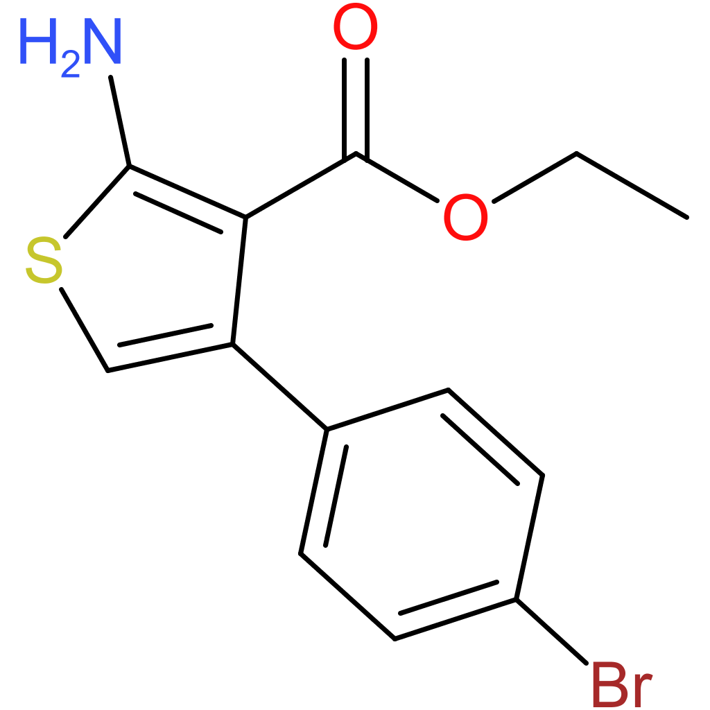 2-Amino-4-(4-bromo-phenyl)-thiophene-3-carboxylic acid ethyl ester