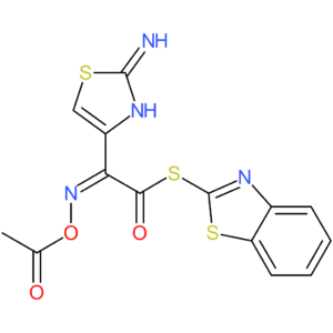 (Z)-S-Benzo[d]thiazol-2-yl 2-(acetoxyimino)-2-(2-aminothiazol-4-yl)ethanethioate