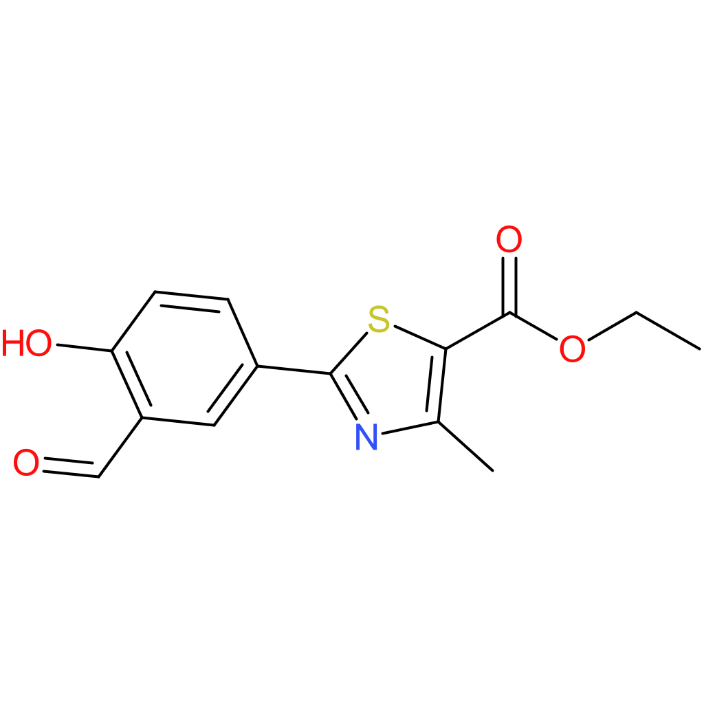 Ethyl 2-(3-formyl-4-hydroxyphenyl)-4-methylthiazole-5-carboxylate