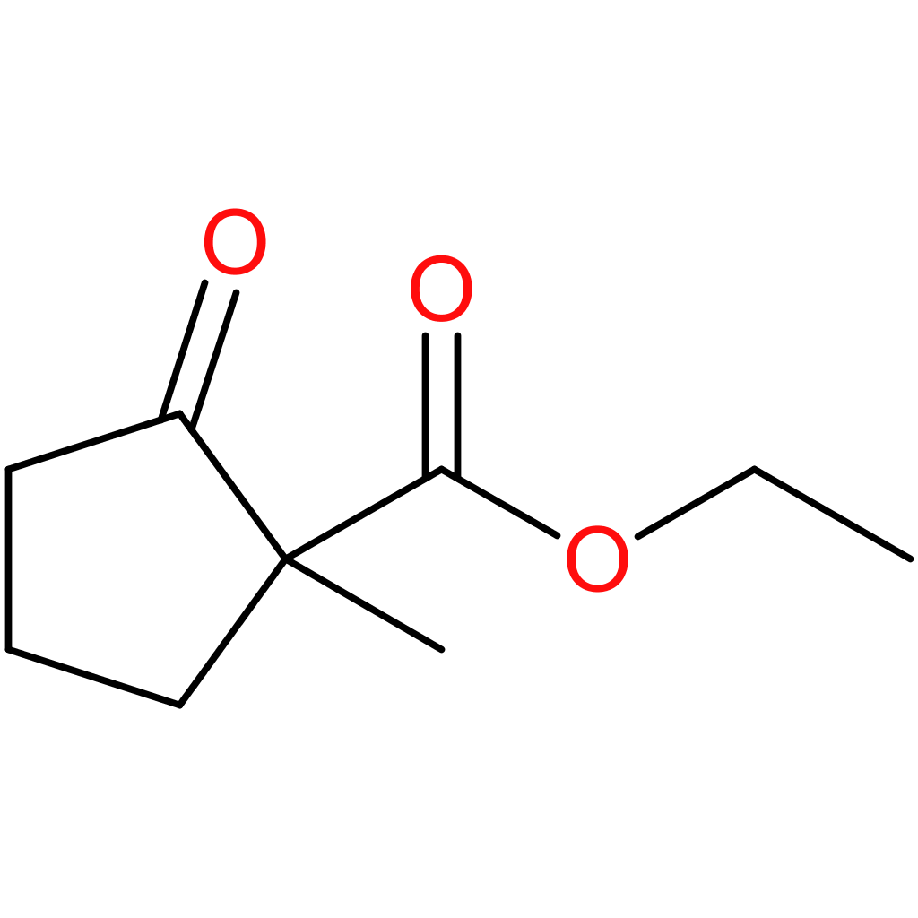 Cyclopentanecarboxylic acid, 1-methyl-2-oxo-, ethyl ester